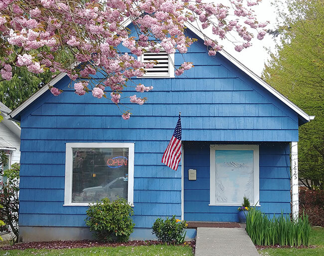 The Little Blue House - Merrill Law Offices - Everett, WA