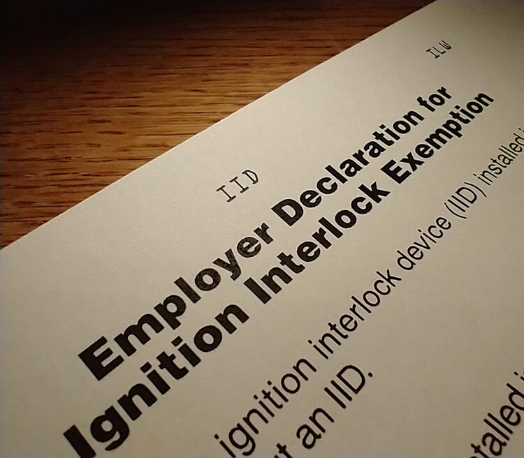 Ignition Interlock Employer Exemption Merrill Law Offices Everett